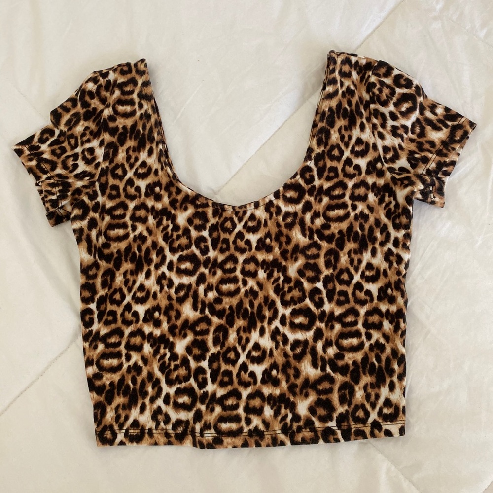 Cheetah/Leopard Print Crop Top